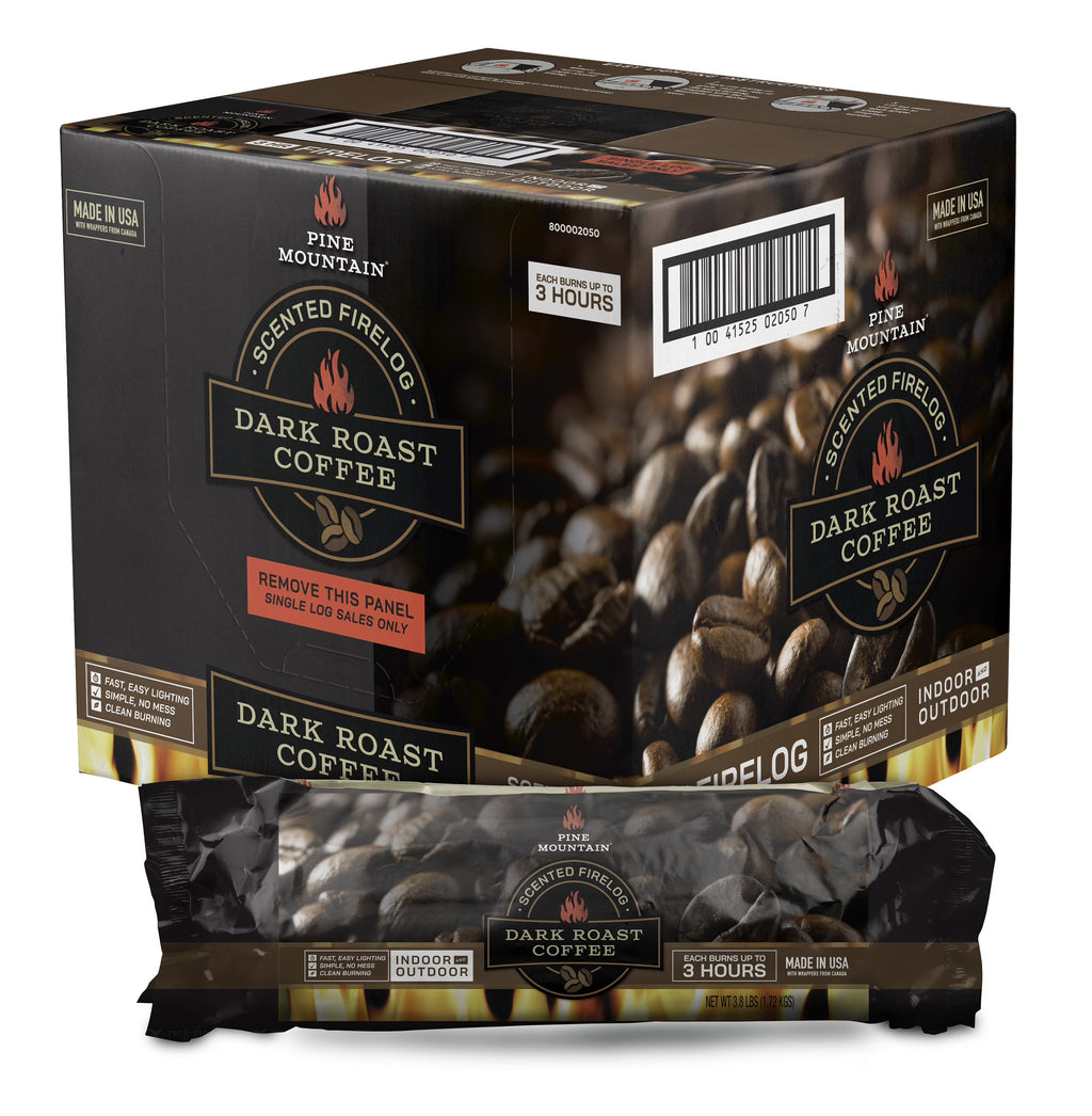 Dark Roast Coffee Scented Firelog K364