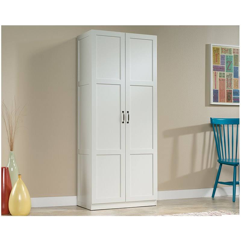White Storage Cabinet D129501