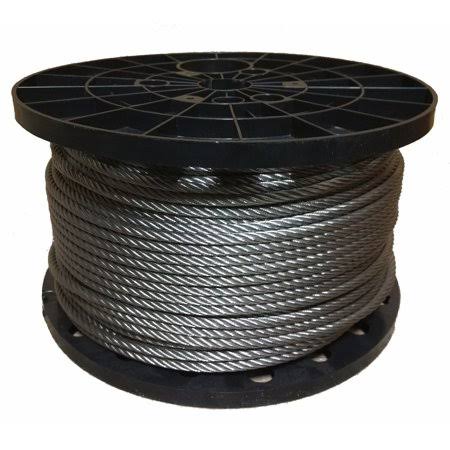 1/4 inch 304 Stainless Steel Aircraft Cable Wire Rope 7x19 100 Feet G1755