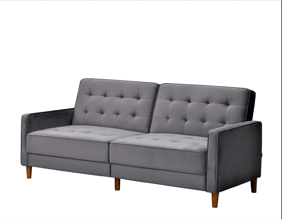 Grey Sofa Bed with Pull Out Bed O555