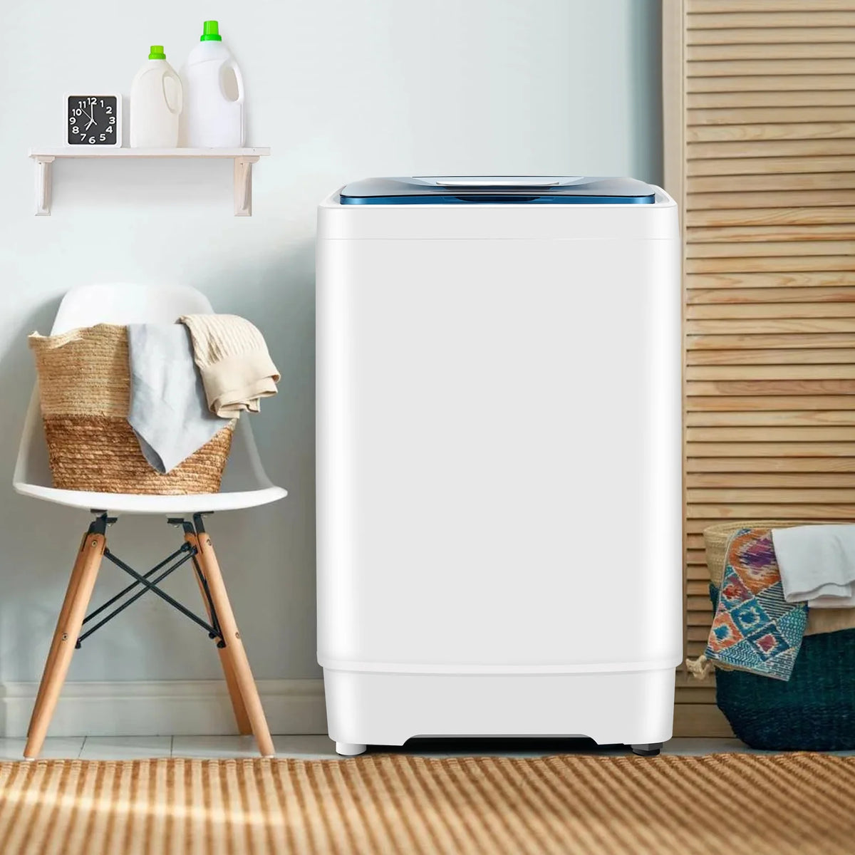 17.8lb Portable Washer and Dryer Combo with LED Display K19445
