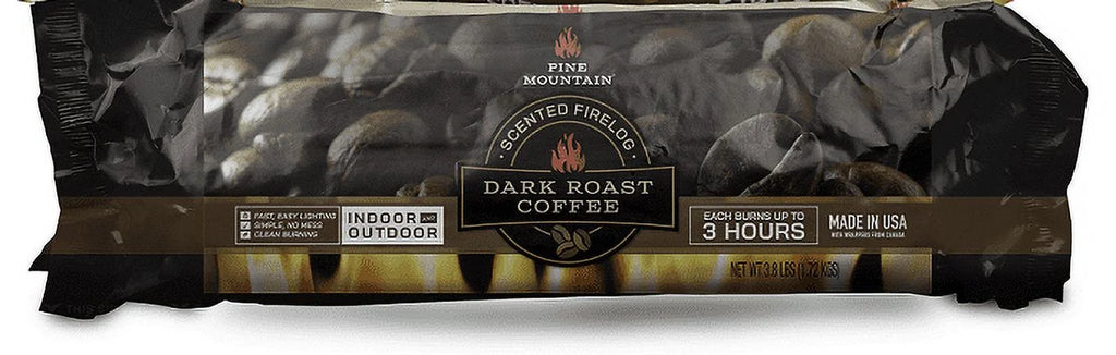 Dark Roast Coffee Scented Firelog K364