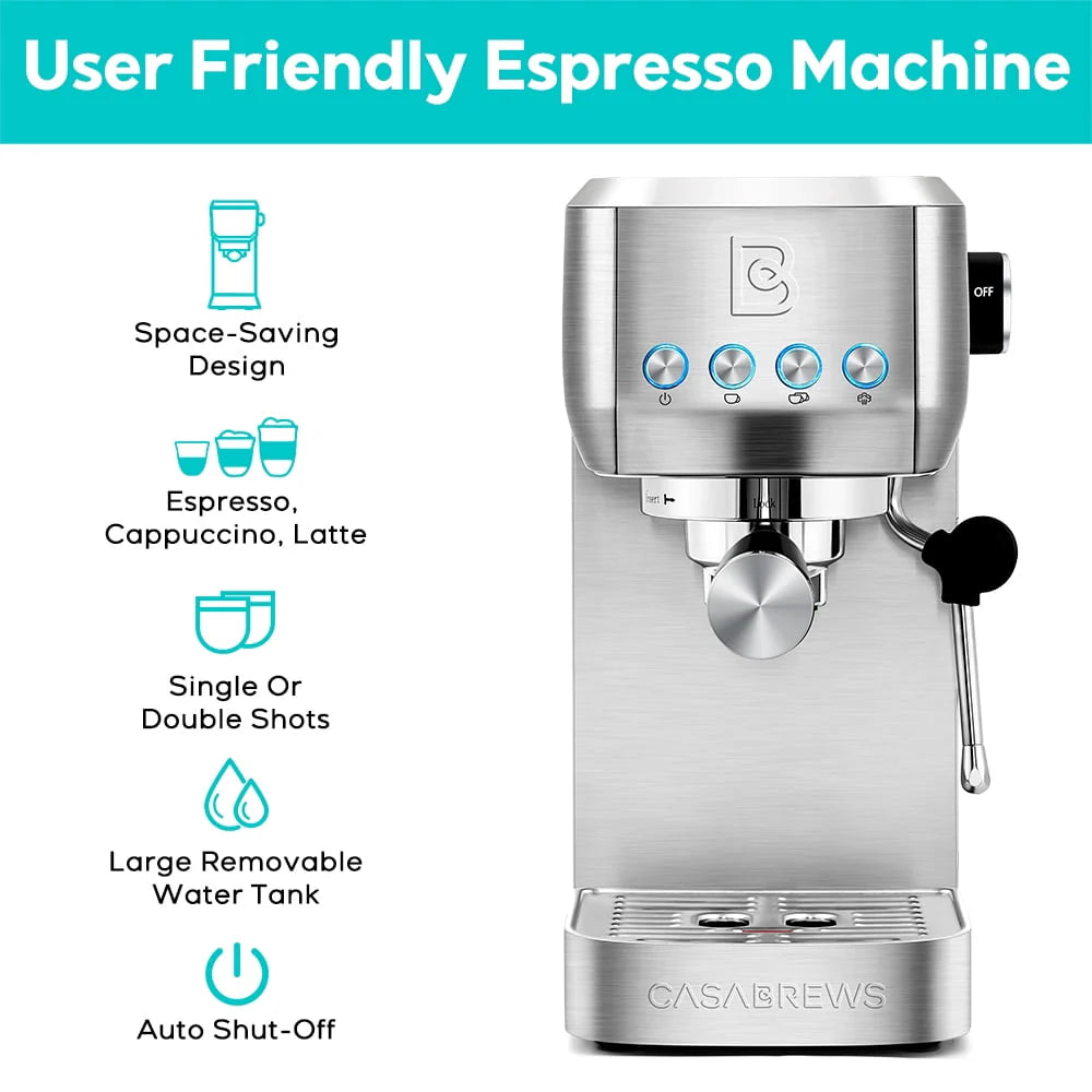 20 Bar Espresso Machine with Milk Frother L8215
